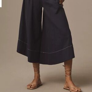 Women's Indigo Wide-Leg Culottes
